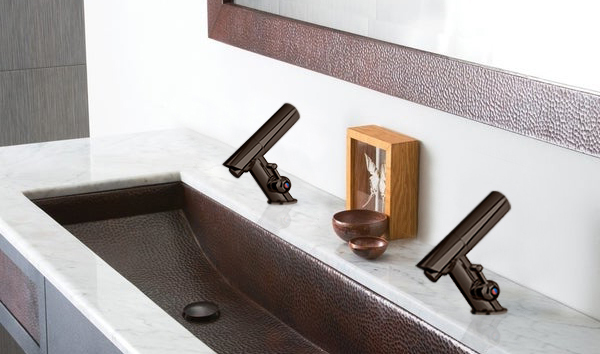 Fontana Commercial Automatic Temperature Control Oil Rubbed Bronze Faucet